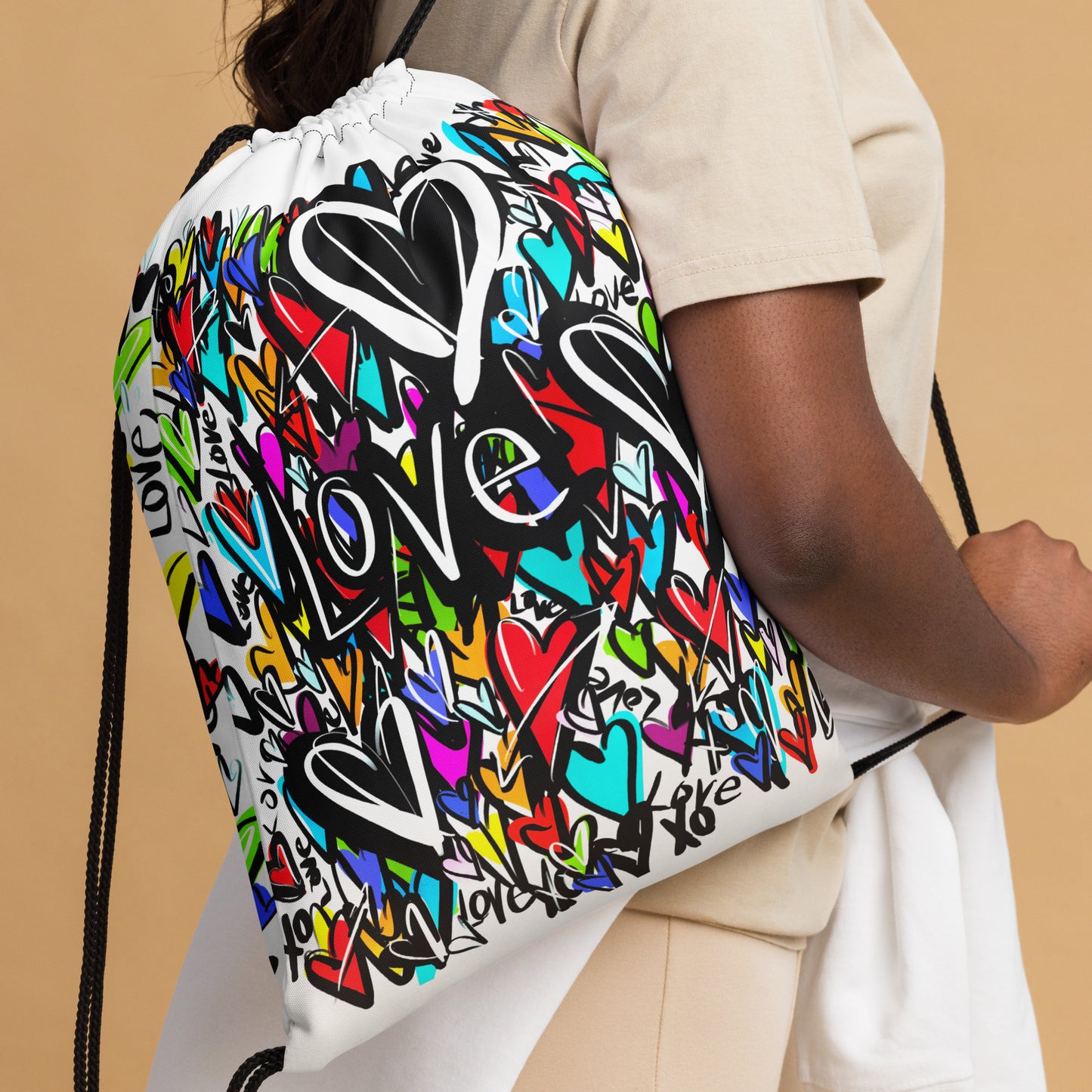 Drawstring bag "Finding Love"