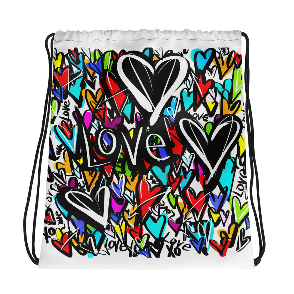 Drawstring bag "Finding Love"