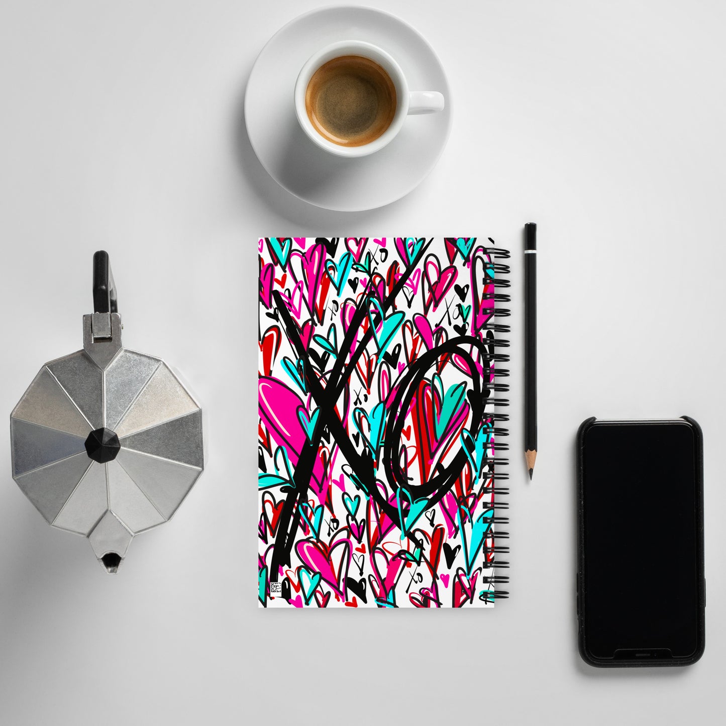 “XO" Spiral notebook