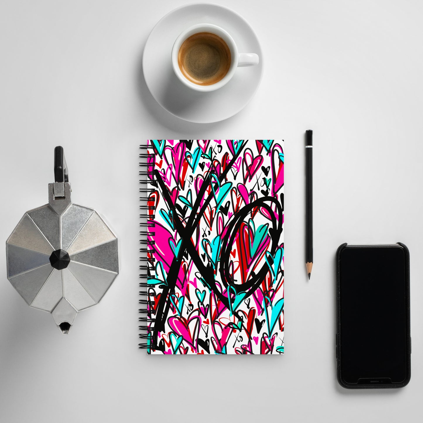 “XO" Spiral notebook