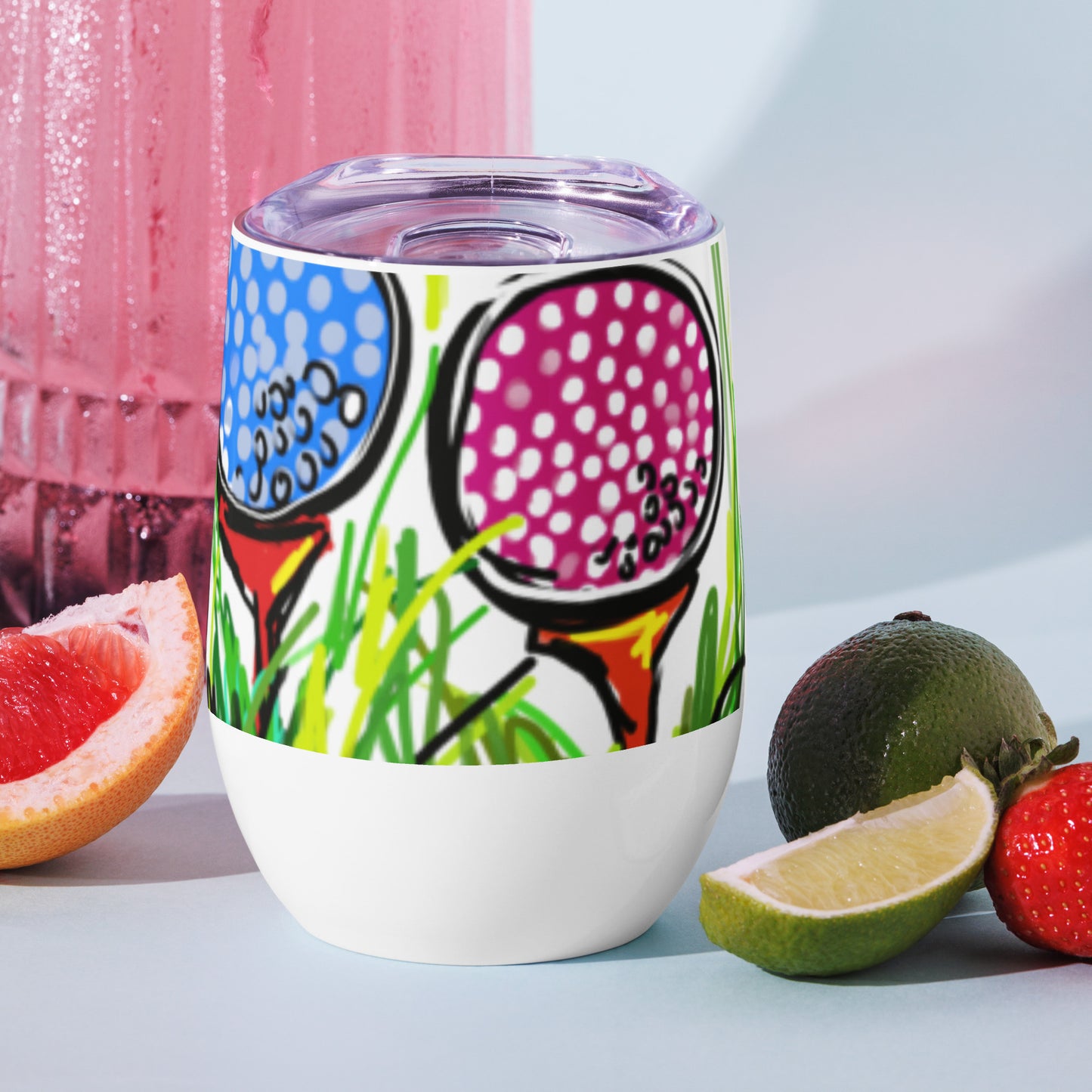 Wine tumbler "My Balls"