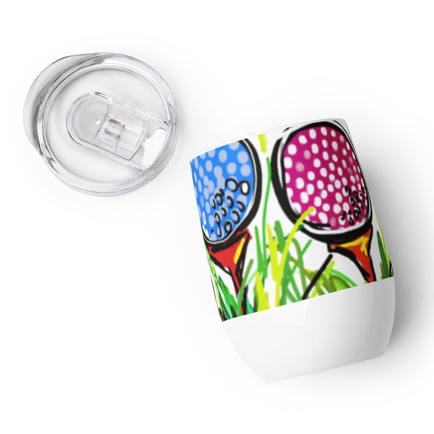 Wine tumbler "My Balls"