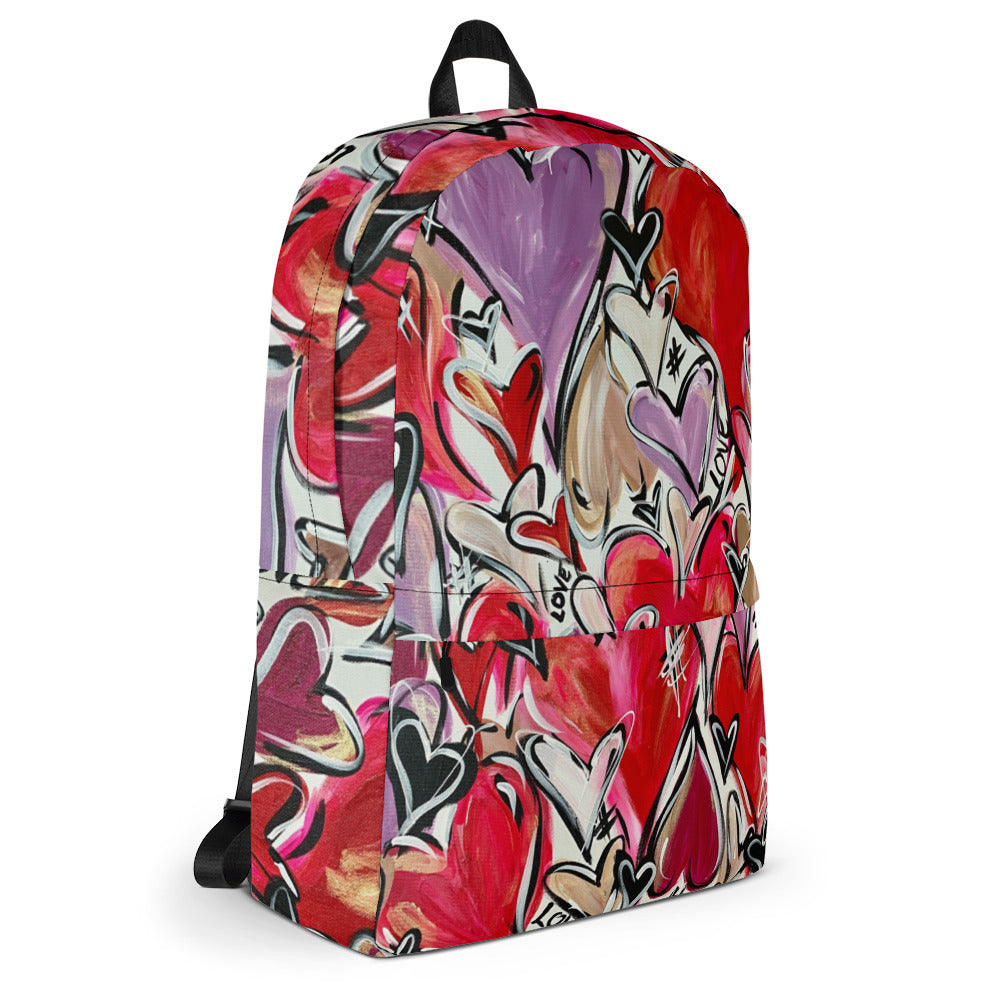 Backpack with Front Pocket #4 Love