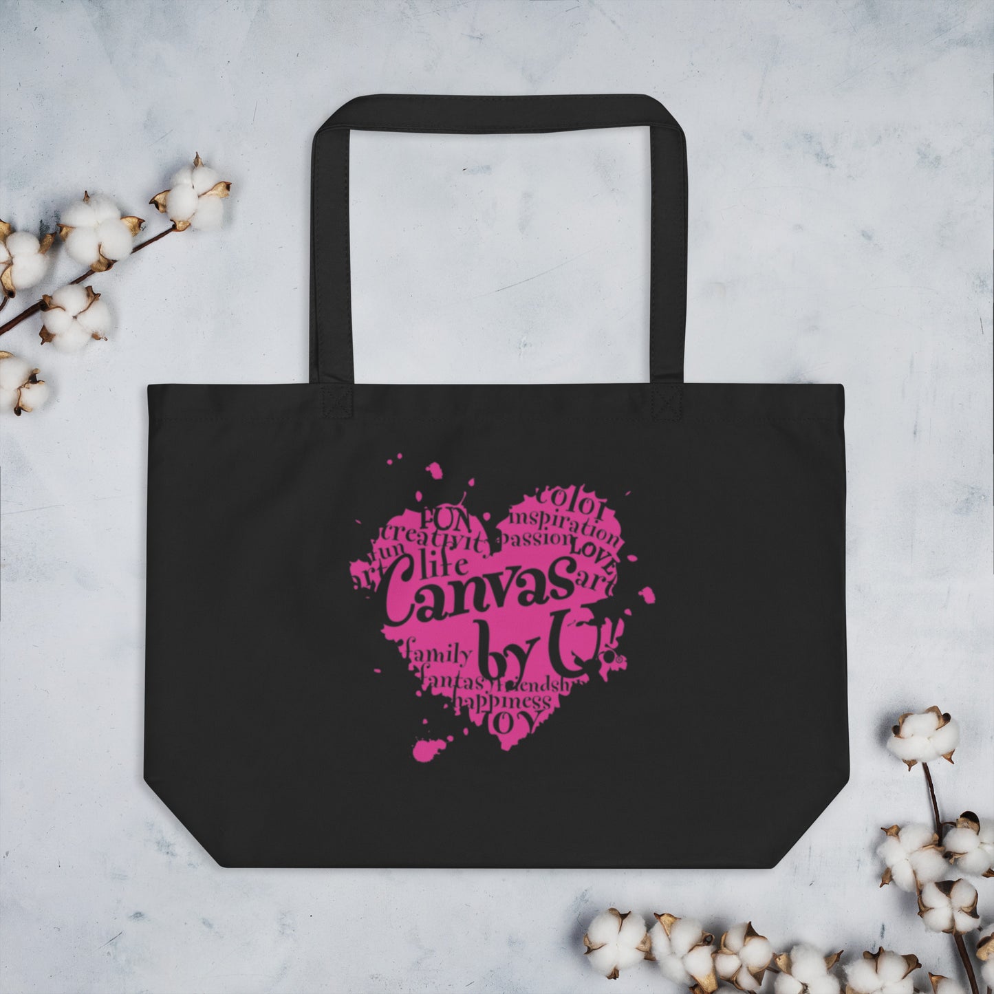 CanvasbyU! Large organic tote bag