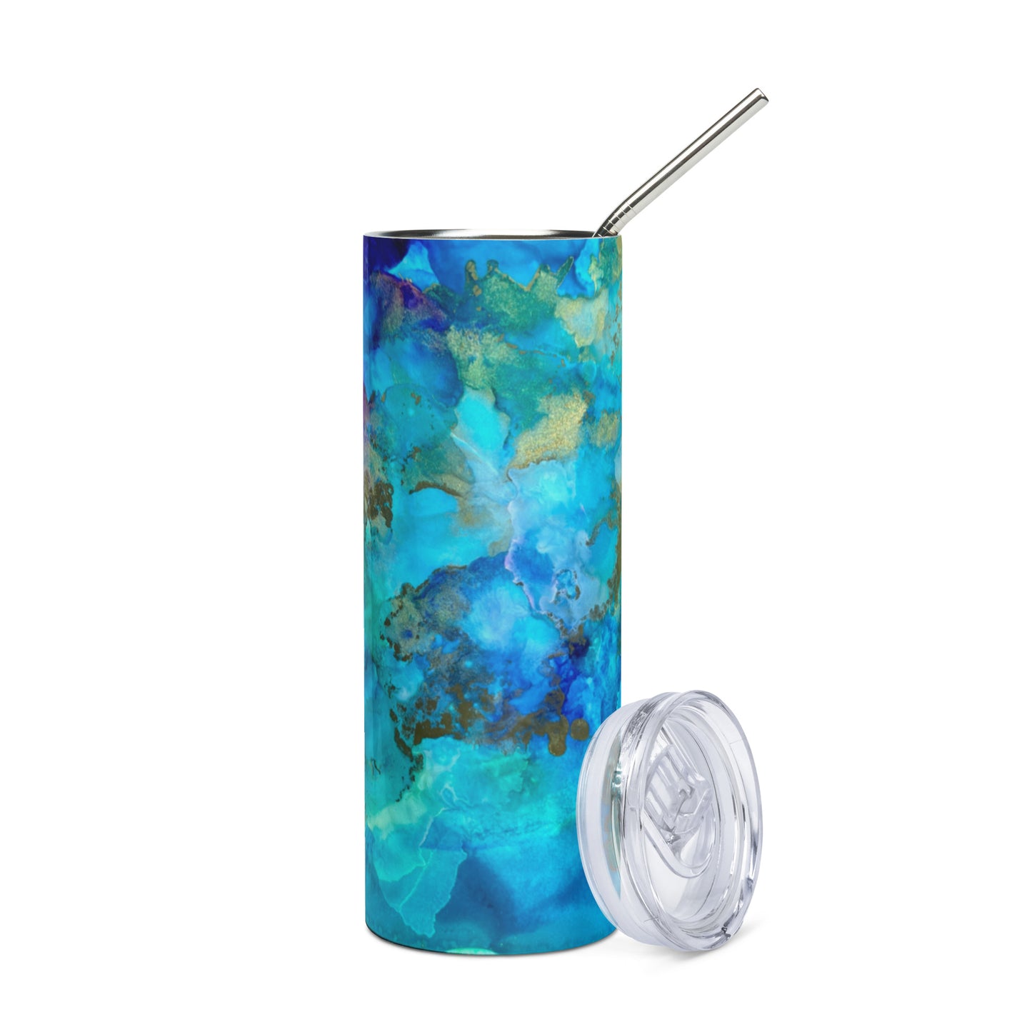 Stainless steel tumbler "Turqs & Chaos"