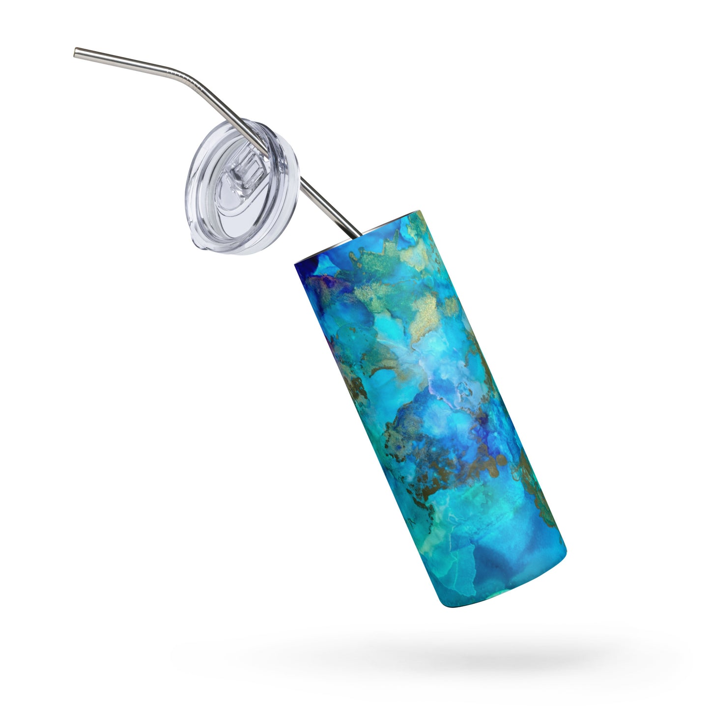 Stainless steel tumbler "Turqs & Chaos"