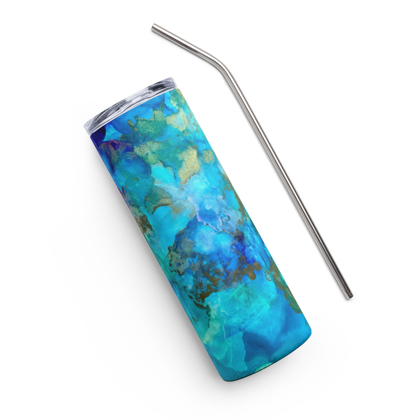 Stainless steel tumbler "Turqs & Chaos"