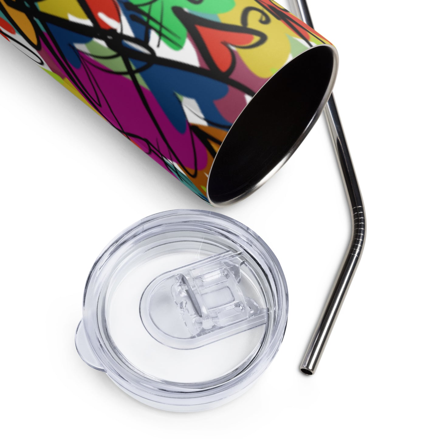 Stainless steel tumbler “Love Love Love”
