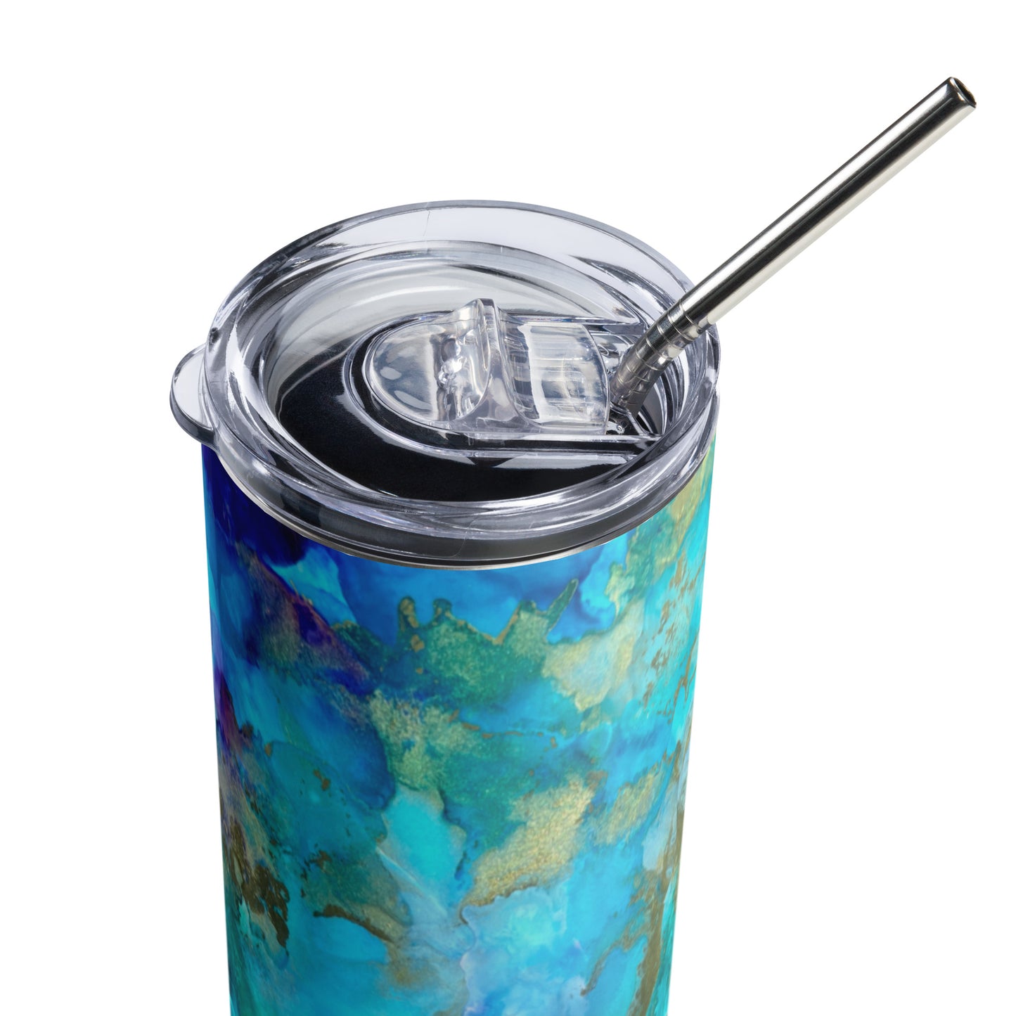 Stainless steel tumbler "Turqs & Chaos"