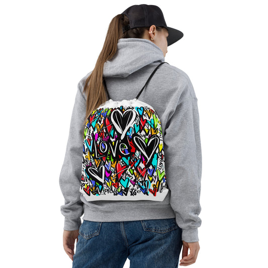 Drawstring bag "Finding Love"