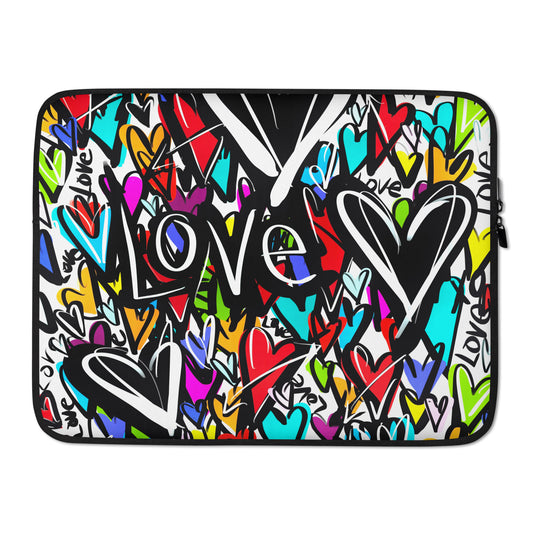 Laptop Sleeve "Finding Love". NEW