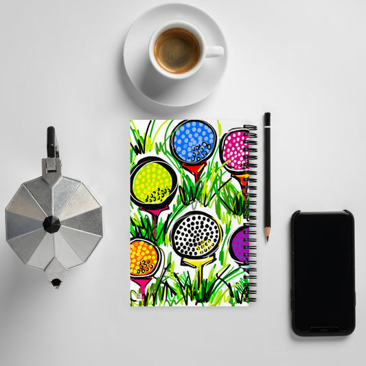 "My Balls" Spiral notebook