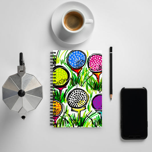 "My Balls" Spiral notebook