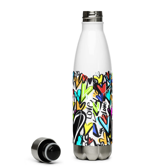 Stainless Steel Water Bottle "Finding Love"