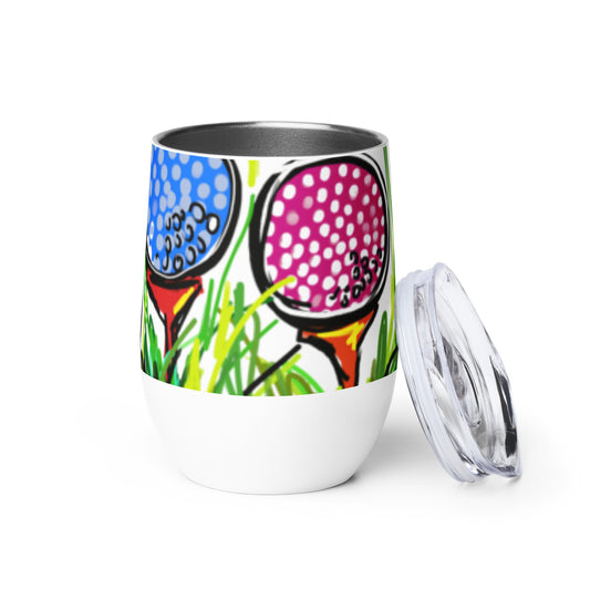 Wine tumbler "My Balls"