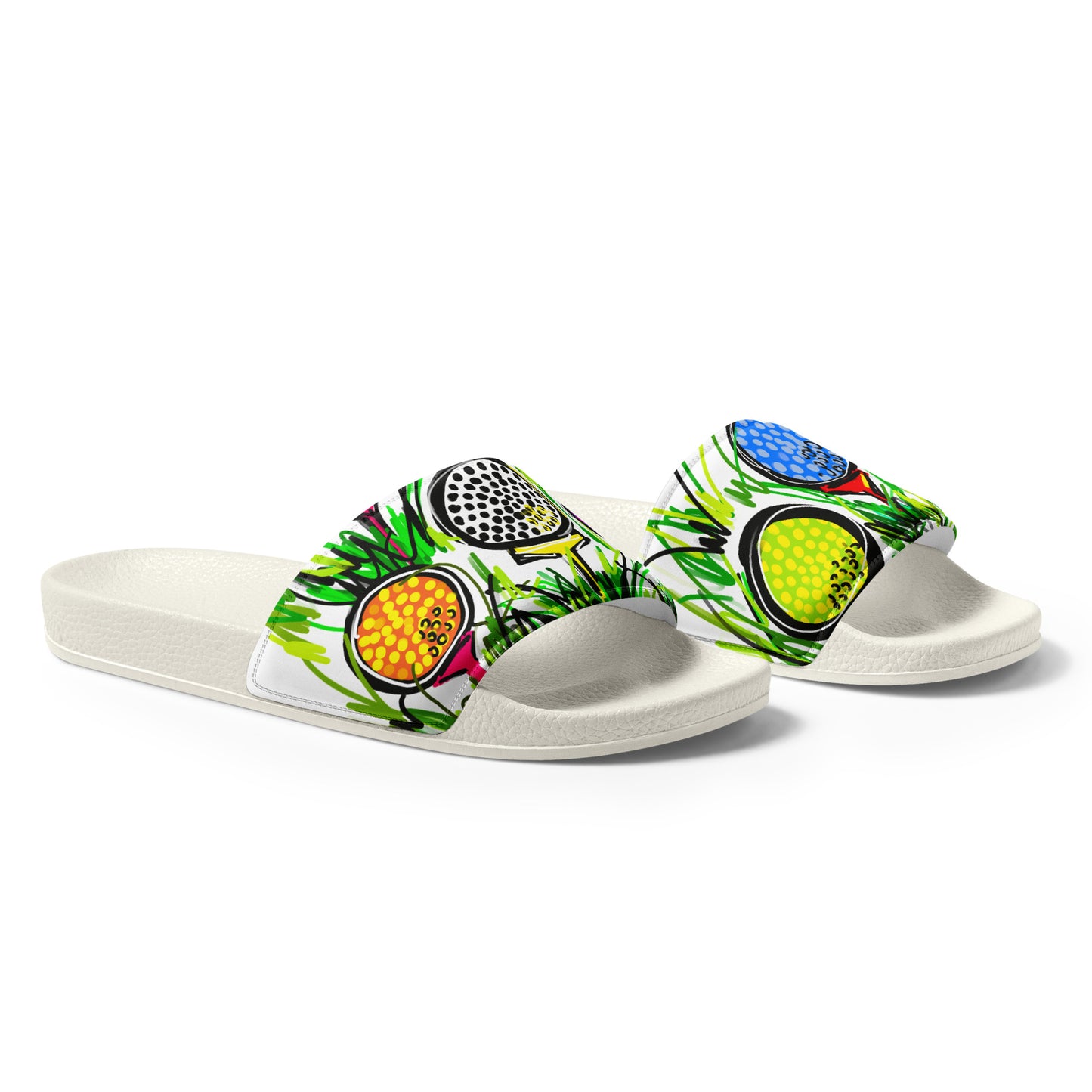 Women's slides "My Balls"