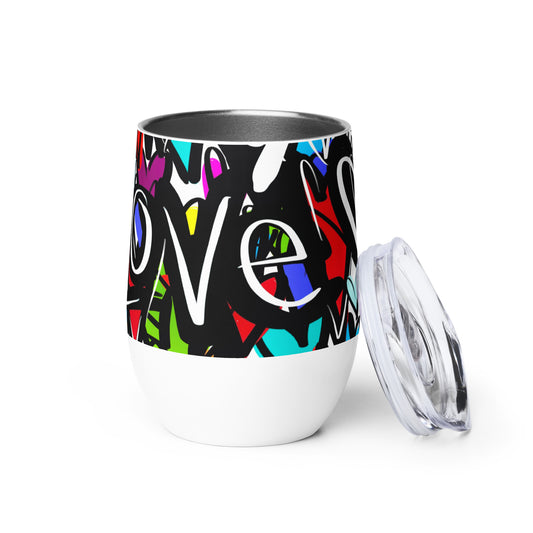 Wine tumbler "Finding Love"